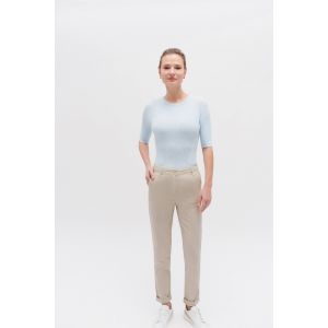 CAROLL Pantalon Cigarette 7/8&egrave;me beige 42