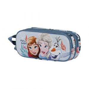Trousse double fille Karactermania Disney Frozen 2 Nature 3D