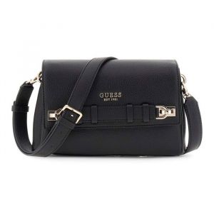 Guess Sac &agrave; &eacute;paule bandouli&egrave;re noir pour femme - Gregoria Crossbody Flap Bag 324098