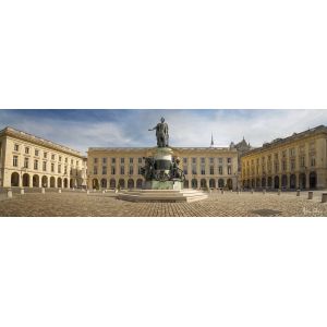 Ceanothe Tableau sur toile place royale de Reims 45x135 cm