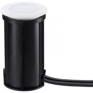 Petit Spot LED 1W D50 H80mm IP67 Multicolore RGB Finition Blanc