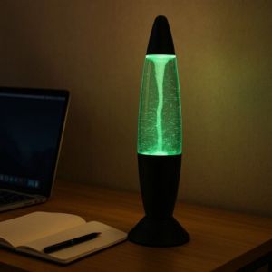Lampe LED Tornade 34cm &ndash; Effet Lave et Tourbillon, Couleurs Changeantes, Alimentation USB, D&eacute;coration Chambre, Bureau