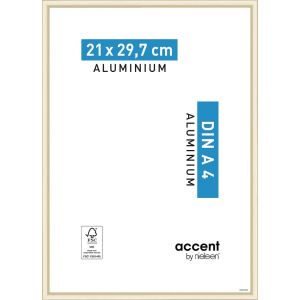 Nielsen design Cadre alu accent 21x29.7 or mat fsc2