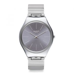 Swatch Femmes Analogique Quartz Suisse Montre avec Bracelet en Acier Inoxydable SYXS123GG