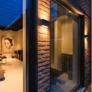 SLV Oval 14 wl, Applique murale, 2700/3000 K, 6 W, noir (1007142)