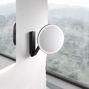 Keuco ILook_move Miroir cosm&eacute;tique, avec &eacute;clairage, grossissement x 5, 17612379004,