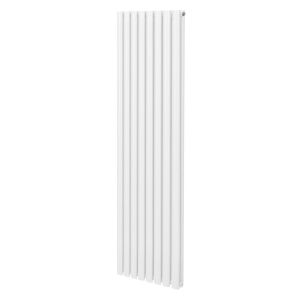 Radiateur à Colonne Ovale Chauffage Vertical Blanc 1800mm x 480mm