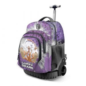 Karactermania Sac à dos à Roulettes GTS FAN - One Piece Luffy Gear 5 - Lilas- Taille Unique