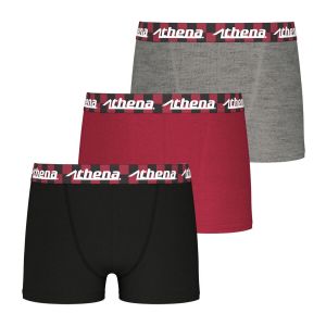 Athena Boxers Lot de 3 boxers garçon Color