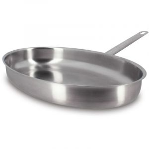 Menastyl Poêle à poisson en acier inoxydable 37,5cm - tous feux