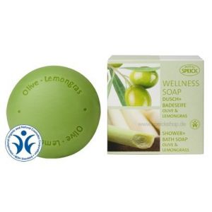 Speick Wellness Soap Shower+ Bath Soap Olive & Lemongrass