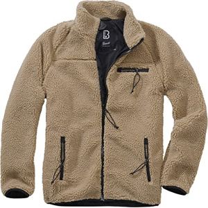 Brandit Teddyfleece Jacket Veste Polaire, Camel, M Homme