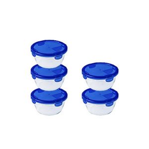 Image de Pyrex Lot de 5 mini bol en verre avec couvercle étanche - Cook & Go