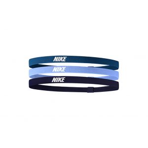 Image de Nike Mini bandeaux tete x3 unisexe elastic headbands 2 0 bleu