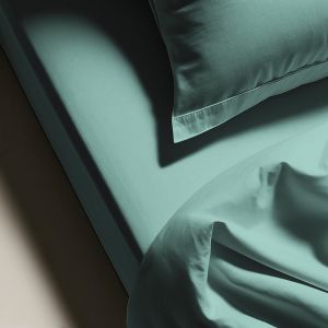 Drap plat coton TERTIO - Tilleul