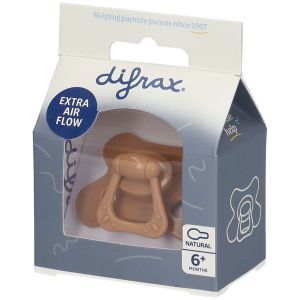 Difrax Sucette Natural Caramel 6 Mois+
