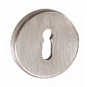 Image de Normbau france Rosace ronde inox mat - Clé L - NT 83 et 93 - Vendu par 2