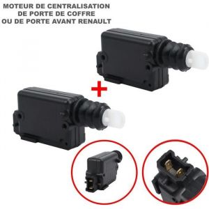 Image de 2 MOTEURS DE CENTRALISATION ELECTRIQUE DE VERROUILLAGE DE COFFRE OU PORTE prévu pour RENAULT - DACIA - OPEL