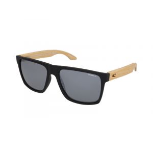 O'Neill HARWOOD 2.0 Lunettes de Soleil Homme - Rectangle Noir - Verres Polarisés