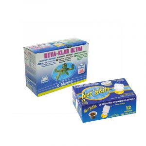Mareva Pack Cartouches clarifiantes Reva-klar - 1 kg - Pré-filtres jetables Net'Skim
