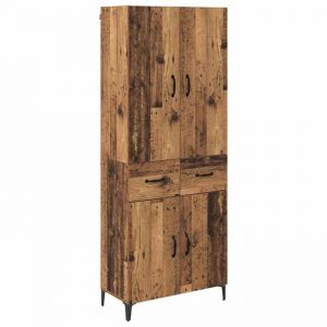 VidaXL Haut Armoire Bois Ancien 69,5 x 34 x 180 cm Bois d'ing&eacute;nierie