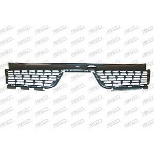 Image de Renault Grille De Calandre Supérieure Pour Clio Ii Phase 2, 2001-2005, Noire, Pare Chocs Avant