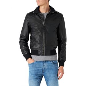 Schott Blouson rétro Noir - Couleur Noir - Taille M