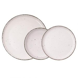 Quid Duna Service de table en céramique 12 pièces 4 personnes Beige