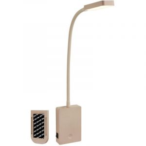BRILONER Sticklights - Lampe murale sans électricité ni perçage avec batterie, tactile, à intensité variable, lumière blanche chaude, sans fil, 6 x 3 x 50 cm, beige