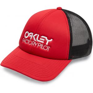 Image de Oakley Factory Pilot Trucker Hat Men, red line Casquettes