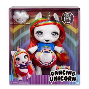 Poopsie Dancing Unicorn Rainbow Bright Poup&eacute;e Licorne dansante et chantante Figurine pour enfant fonctionnant avec des piles