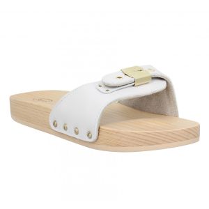 Scholl Pescura Flat cuir Femme-36-Blanc