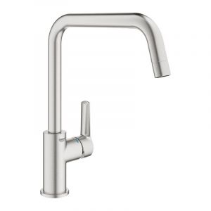 Grohe START MITIGEUR MONOCOMMANDE POUR ÉVIER, BEC MOBILE EN U Chrome (30470DC0)