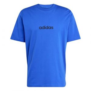 Adidas T-shirt Essentials Linear Single manches courtes bleu intense noir - XXL