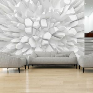 Artgeist Papier peint - White dahlia 350x245