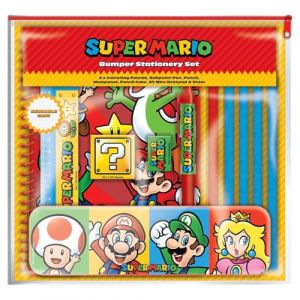Pyramid International Ensemble de papeterie Super Mario (motif bloc de couleur) pour l'école et fournitures de bureau – Produit officiel