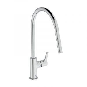 Ideal Standard Gusto Mitigeur de cuisine, pivotant, BD409AA,