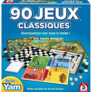 Schmidt Coffret de 90 Jeux Classiques - Jeux de soci&eacute;t&eacute; AND SPIELE