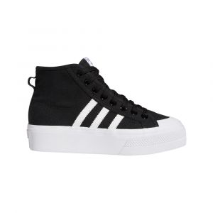 Adidas Nizza PLATFORM MID, 42 EU, femme, noir blanc