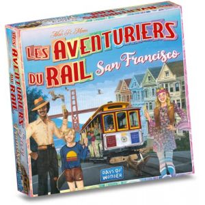 Image de Days of Wonder Les Aventuriers du Rail San Francisco - De 2 à 4 Joueurs - 8 Ans et Plus