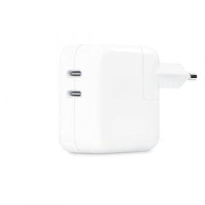 Image de Apple Chargeur et câble d'alimentation PC Adaptateur secteur double port USB-C 35 W