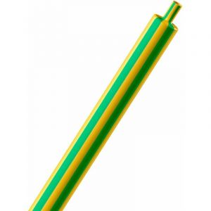 Cyclingcolors Gaine thermorétractable 8mm 4mm vert jaune longueur 5 mètres protection thermo fil électrique câble LED bande bandeau
