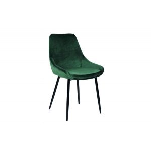 Declikdeco Chaise Velours Vert RIBA