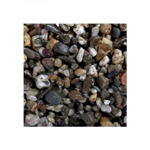 Aqua della Gravier épais 3-6 mm naturel pour fond d'aquarium Coloris Foncé - Sac 10 kg