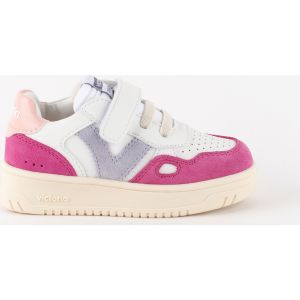 Victoria Baskets seul bride en cuir fendu multicolore enfant