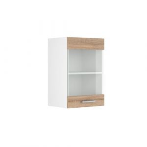 Vicco Armoire suspendue R-Line, Sonoma, 40cm avec porte vitrée