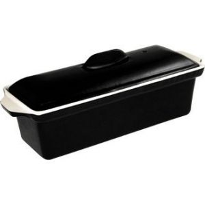 Vogue Terrine à pâté en fonte noire 1,7L