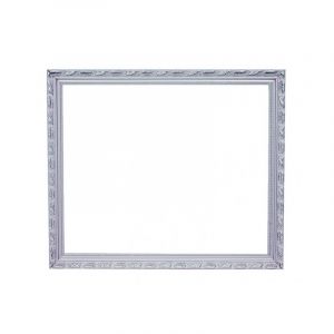 Unknown CADRE BOIS ARGENT MOULURE 57 X 67 CM Argent