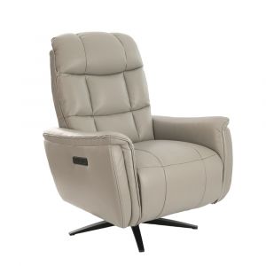 Fauteuil pivotant en cuir Angel Cerdà