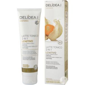 Delidea Lait 2 en 1 Tonifiant Apaisant Physalis & Orange Blossoms - 150 ml